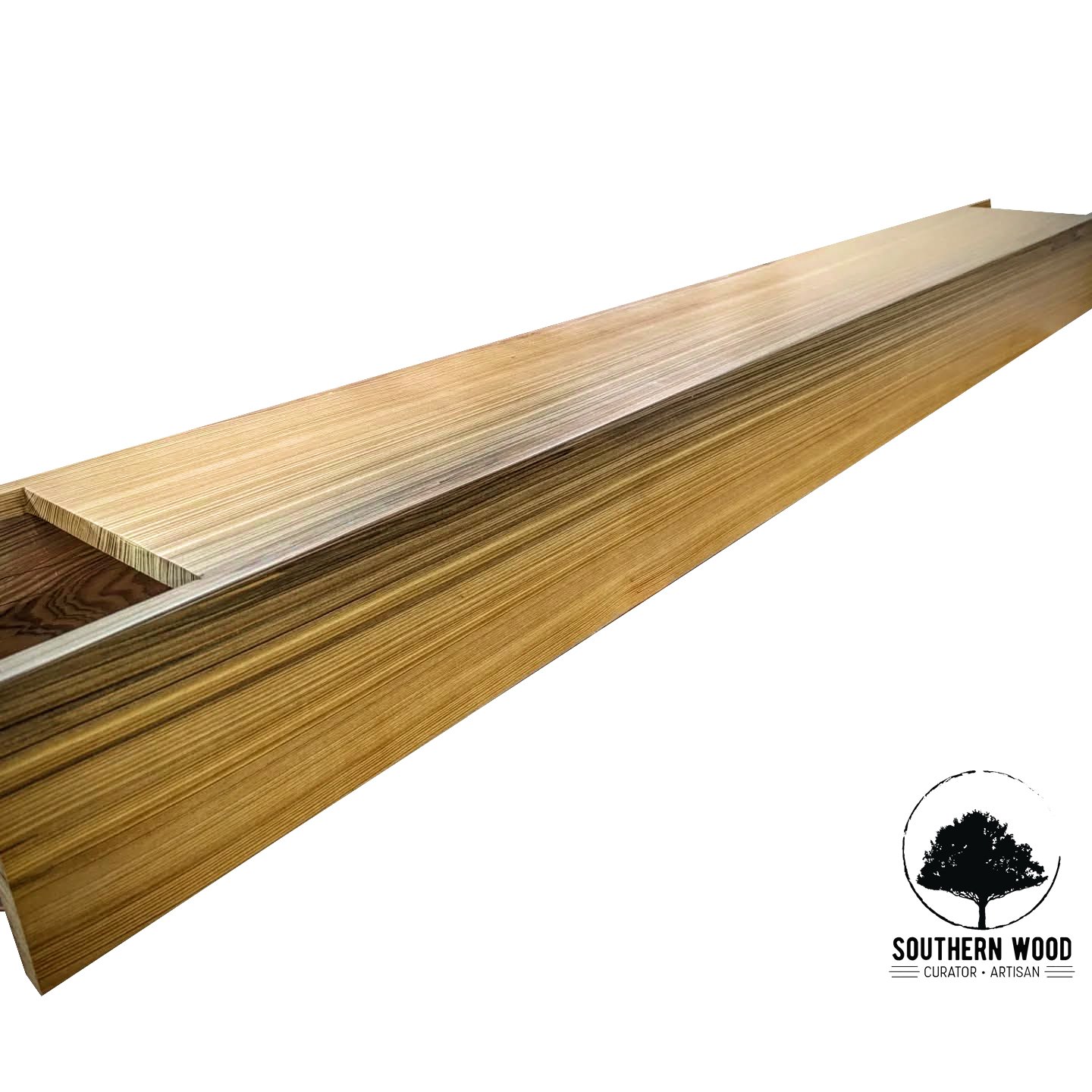 Sinker Cypress Box Beams — custom live edge wood tables, mantels